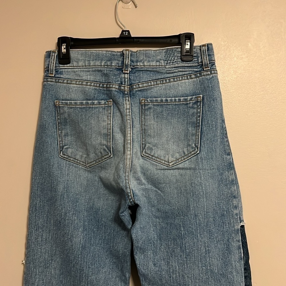 Revice Deconstructed Patchwork Denim Straight-Leg… - image 6